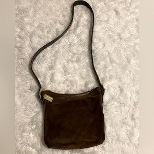 Coach suede leather purse